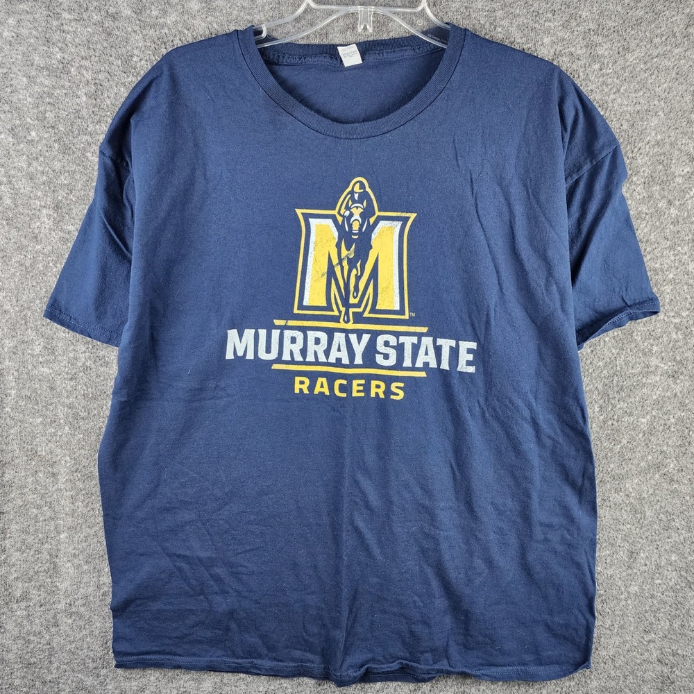 Murray State T-Shirt Mens XL Navy Blue NCAA Basketball Racers EUC